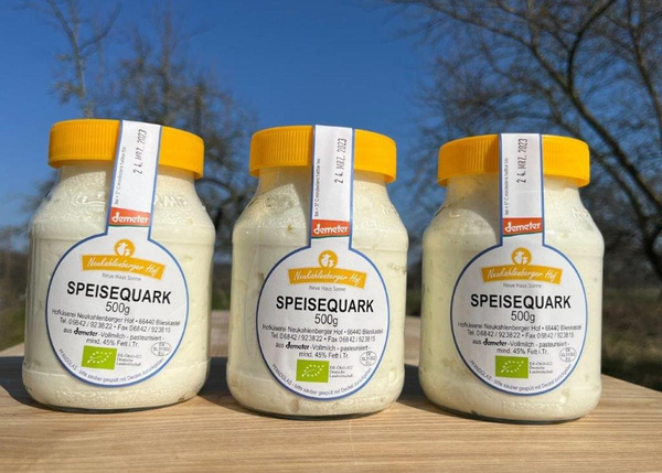 Produktfoto zu Speisequark mit natürlichem Fettgehalt, 500g