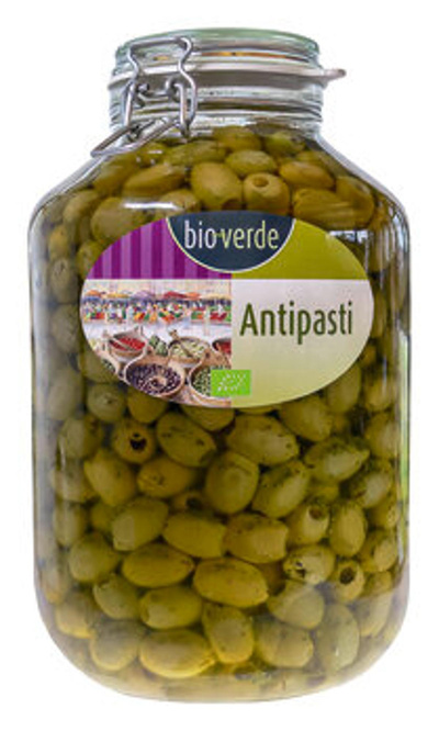 Produktfoto zu GEBINDE 1 großes Glas Grüne Oliven ohne Stein, 4,55 kg Abtropfgewicht 3,5kg