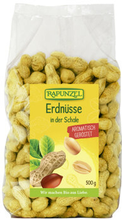 Produktfoto zu Erdnüsse in der Schale geröstet, 500 g