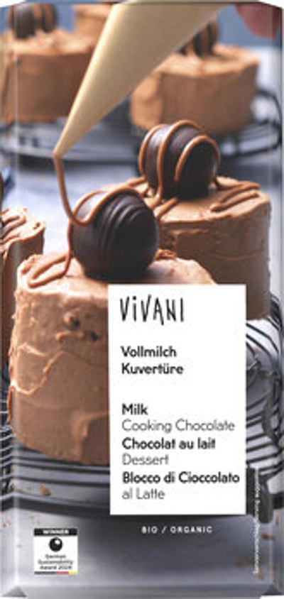 Produktfoto zu Vollmilch-Kuvertüre, 200g