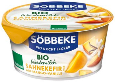 Produktfoto zu GEBINDE Sahnekefir auf Mango-Vanille 10%, 6 x 150g