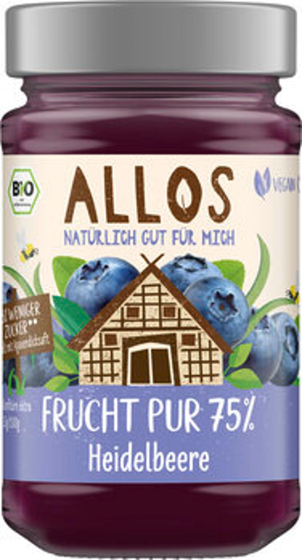 Produktfoto zu Frucht pur Heidelbeere, 250g
