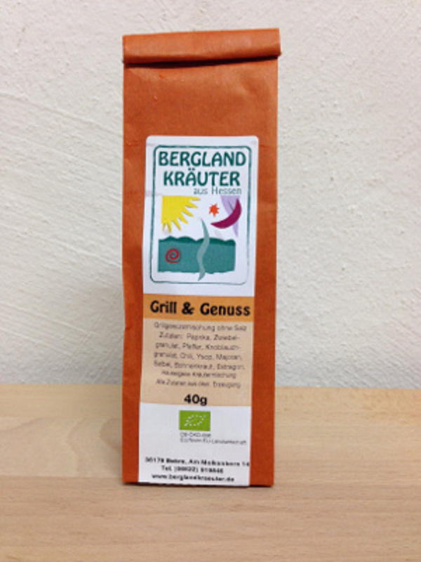 Produktfoto zu Grill+Genuss Gewürz - ohne Salzanteile, 40g