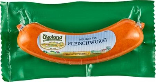 Produktfoto zu Delikatess Fleischwurst am Stück, 180 g
