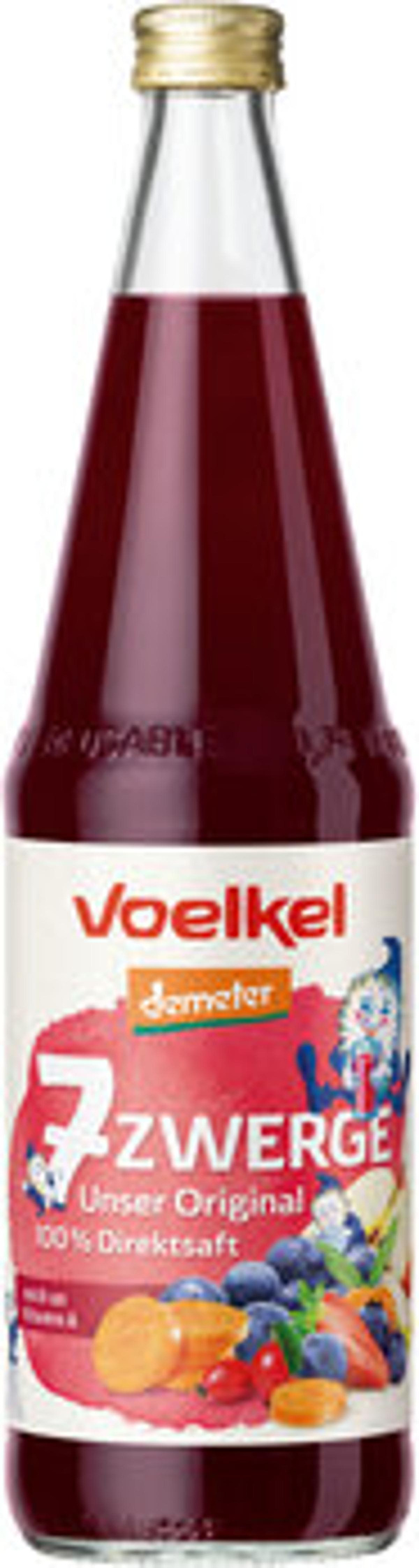 Produktfoto zu Kiste Sieben-Zwerge-Kindersaft 6 x 0,7l