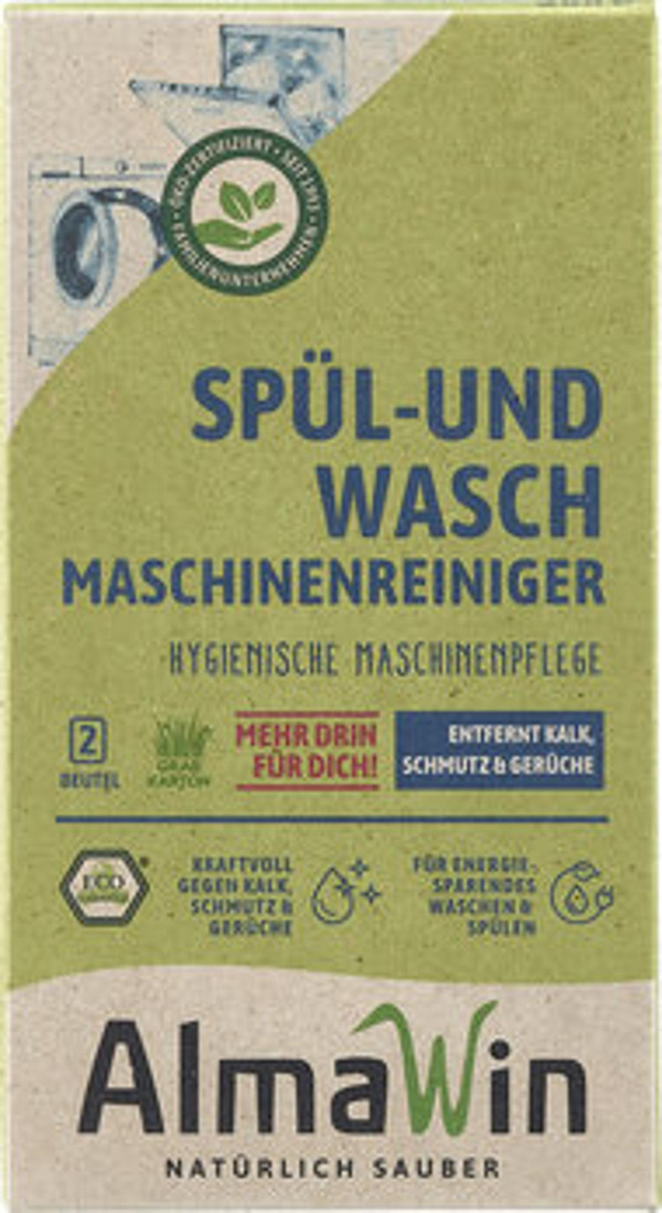 Produktfoto zu Spül- u. Waschmaschinen Reiniger, 2 x 100 g - im Graskarton