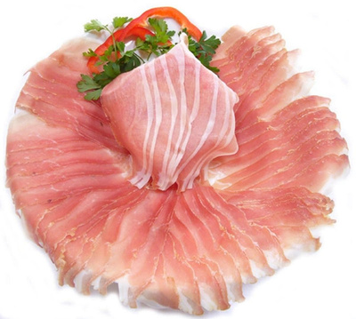 Produktfoto zu Luftgetrockneter Schinken-Aufschnitt, 80 g