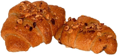 Produktfoto zu Dinkel Teilchen (Crossaint) mit Samba gefüllt