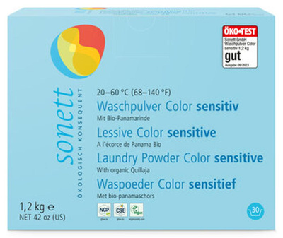 Produktfoto zu Waschpulver Color sensitiv, 1,2 kg