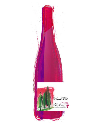 Produktfoto zu  Rummel Rot feinherb, 0,75l
