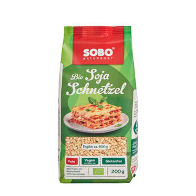 Produktfoto zu GEBINDE Soja Schnetzel fein, 6 x 200g