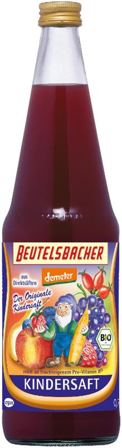 Produktfoto zu Kiste Kindersaft Beutelsbach. 6x0,7l