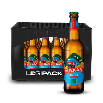 Produktfoto zu KISTE Vulkan Alkoholfreies Helles, 24 x 0,33l