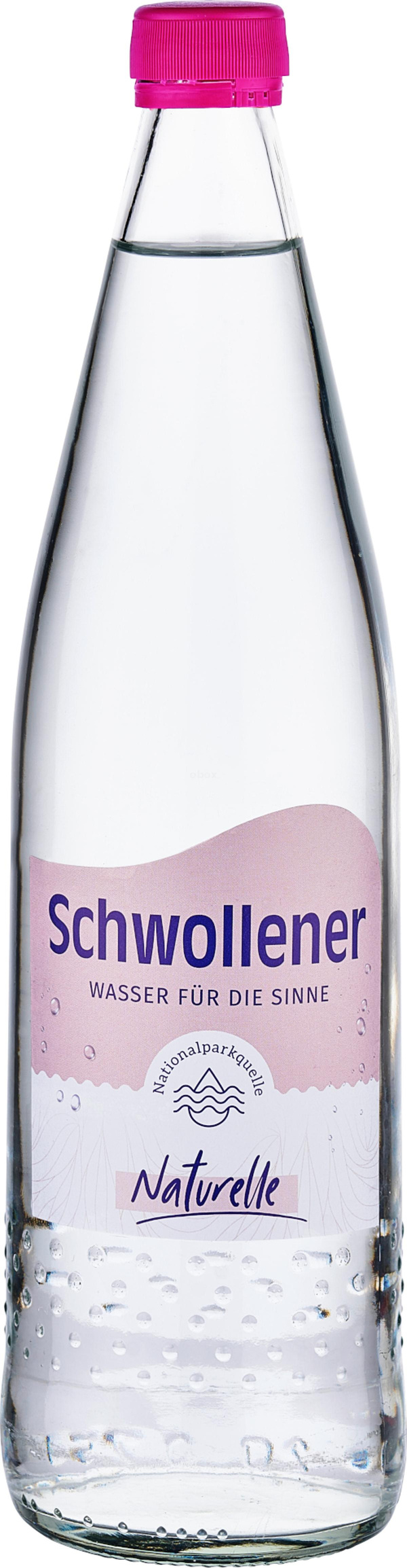 Produktfoto zu Nationalparkquelle  Schwollener Naturelle Glas, 12 x 0,75 l