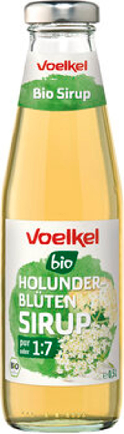 Produktfoto zu Holunderblüten-Sirup (17% Hol.), 0,5 ltr.