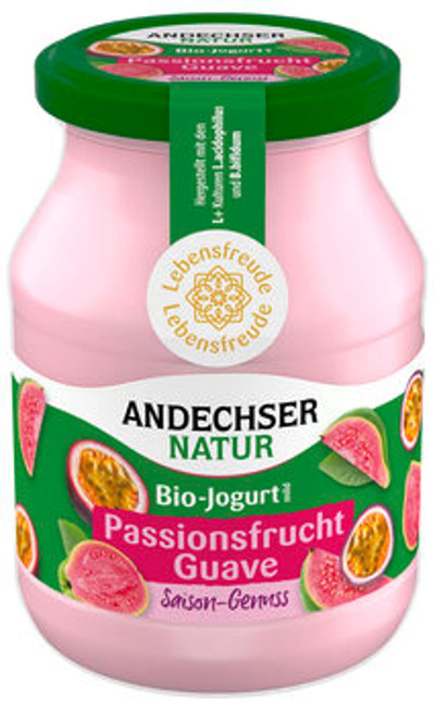 Produktfoto zu Jogurt Passionsfrucht-Guave 3,8%, 500g