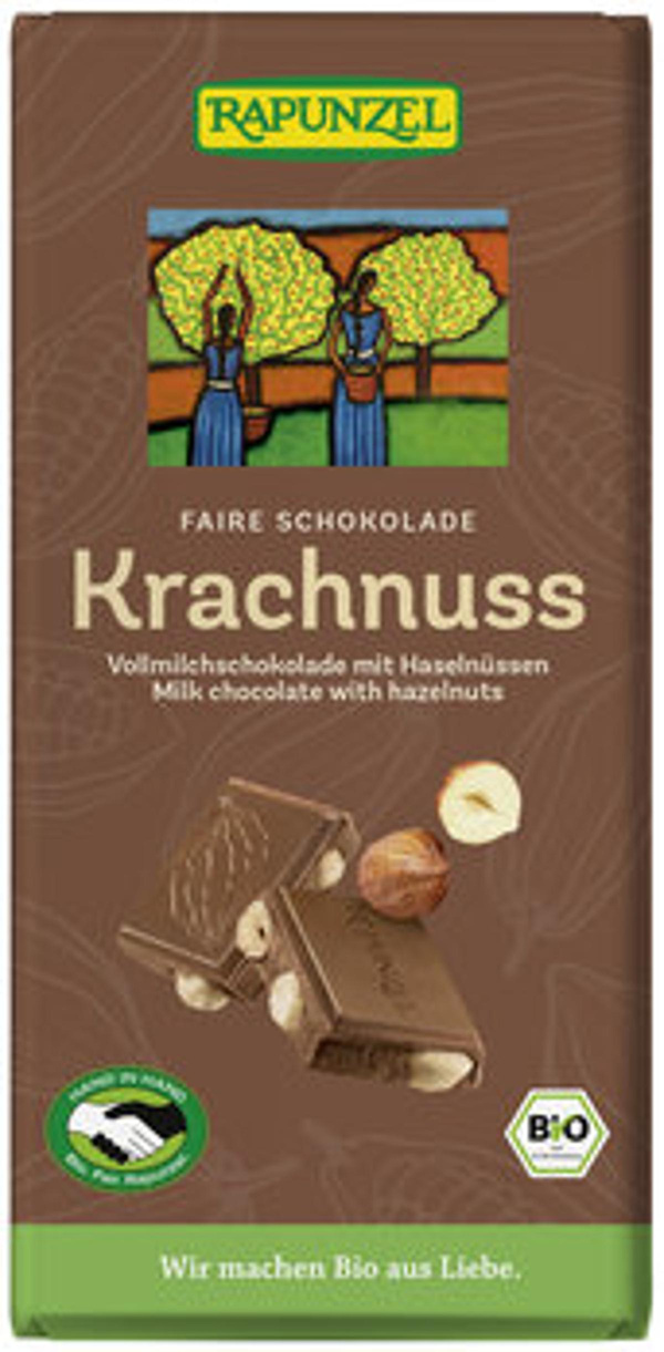 Produktfoto zu Krachnuss Vollmilch Schokolade, 100g