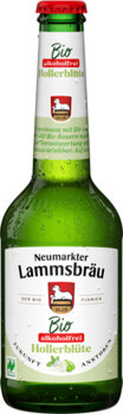 Produktfoto zu Kiste Bier alkoholfrei & Hollerblüte, 10 x 0,33 l