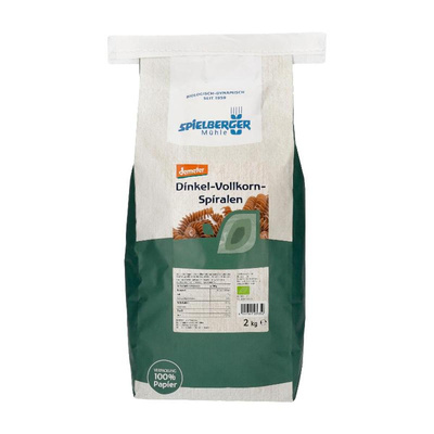 Produktfoto zu GEBINDE Großpack Vollkorn Dinkel-Spiralen, 2 kg