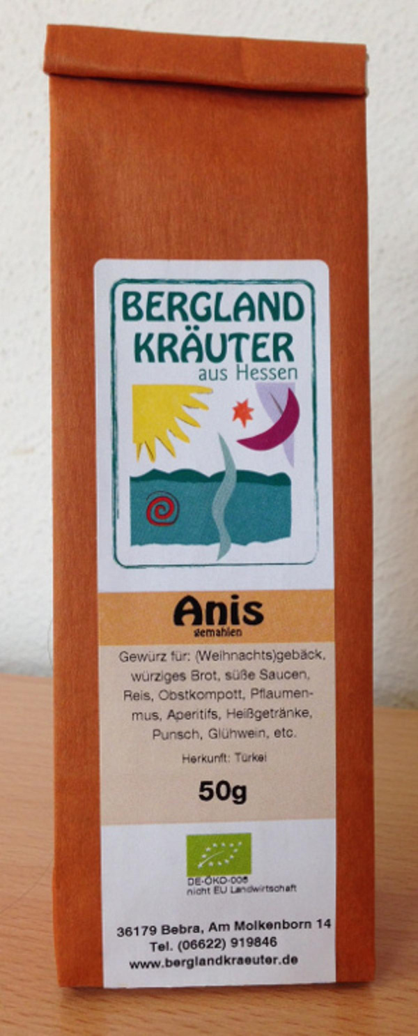 Produktfoto zu Anis gemahlen, 50g