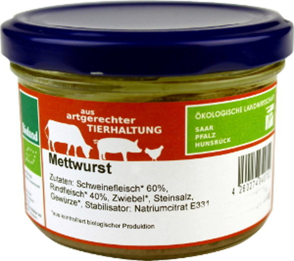 Produktfoto zu Mettwurst, 200g