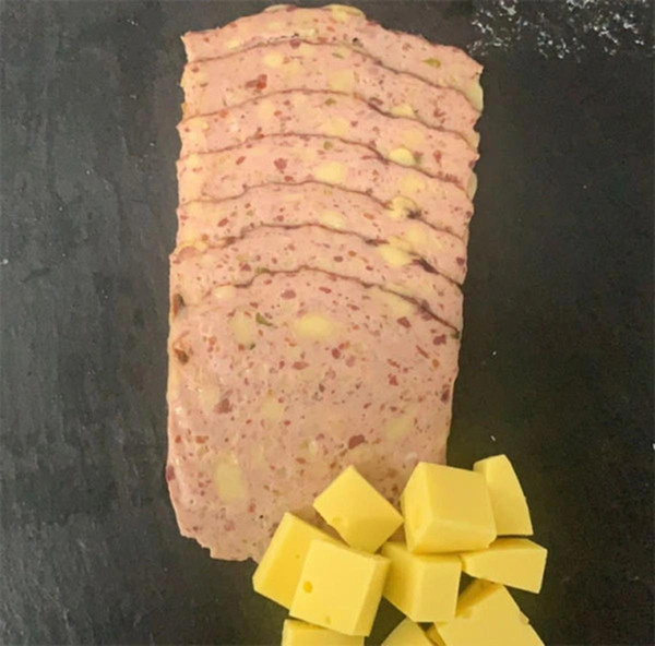 Produktfoto zu Pizza-Fleischkäse-Aufschnitt, 80 g