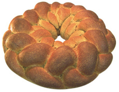 Produktfoto zu Dinkel Kranz mit Mandeln