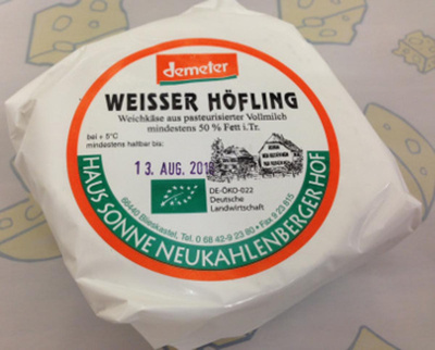Produktfoto zu Weißer Höfling - Weichkäse mit Weißschimmelkulturen, ca. 240g Stück