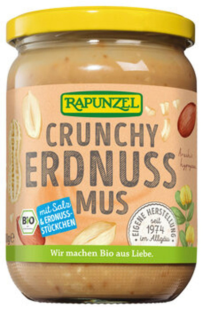 Produktfoto zu GEBINDE Erdnussmus Crunchy mit Salz, 6 x 500g