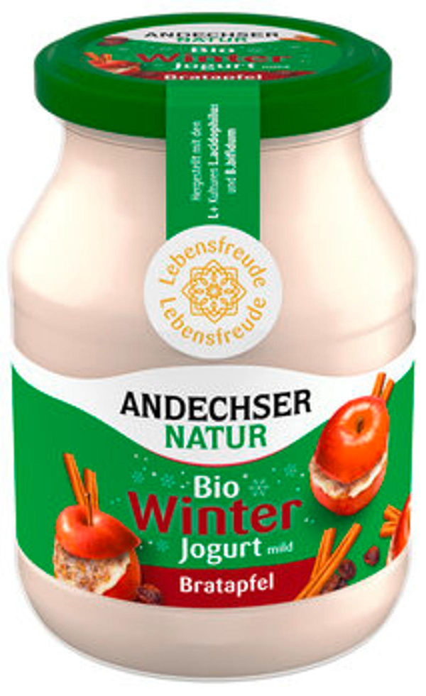 Produktfoto zu Winterjogurt Bratapfel 3,8%, 500g