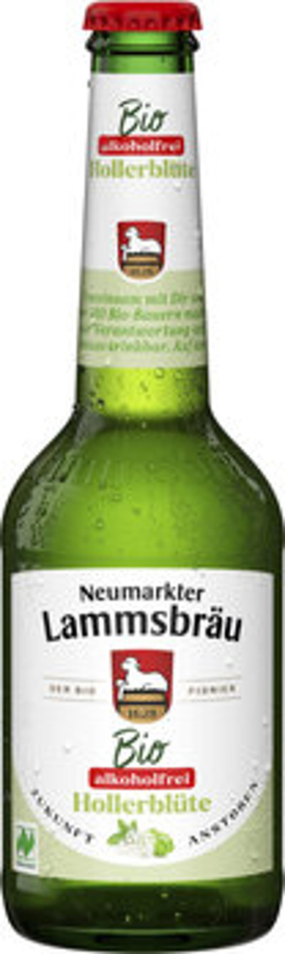 Produktfoto zu Kiste Bier alkoholfrei & Hollerblüte, 10 x 0,33 l