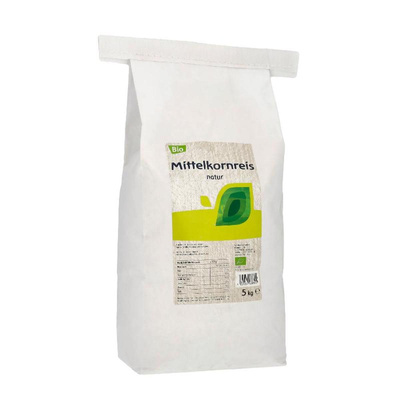 Produktfoto zu GEBINDE Reis Mittelkorn natur, 5 kg