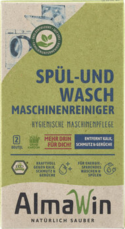 Produktfoto zu Spül- u. Waschmaschinen Reiniger, 2 x 100 g - im Graskarton