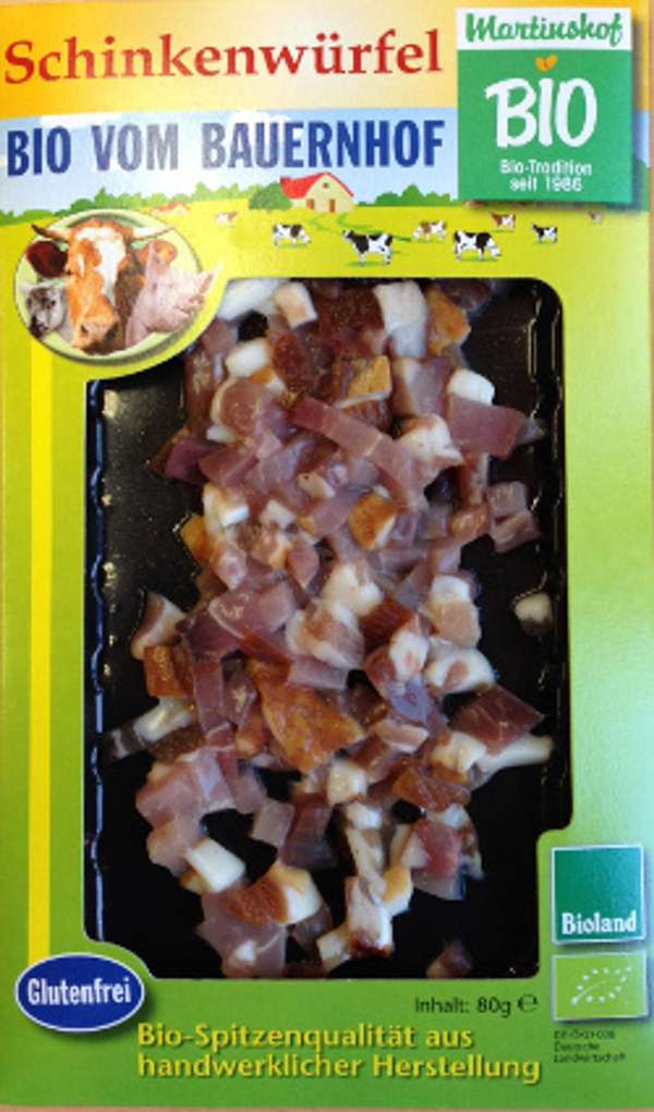 Produktfoto zu Schinkenwürfel, 80g
