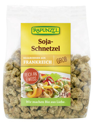 Produktfoto zu GEBINDE Soja-Schnetzel, grob, 6 x 125g