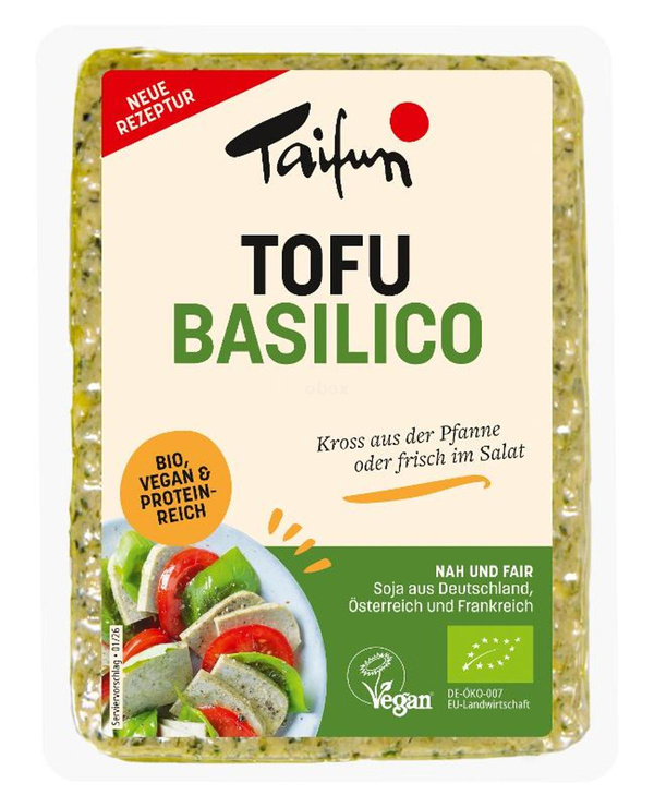 Produktfoto zu GEBINDE Tofu "Basilikum", 6 x 200g