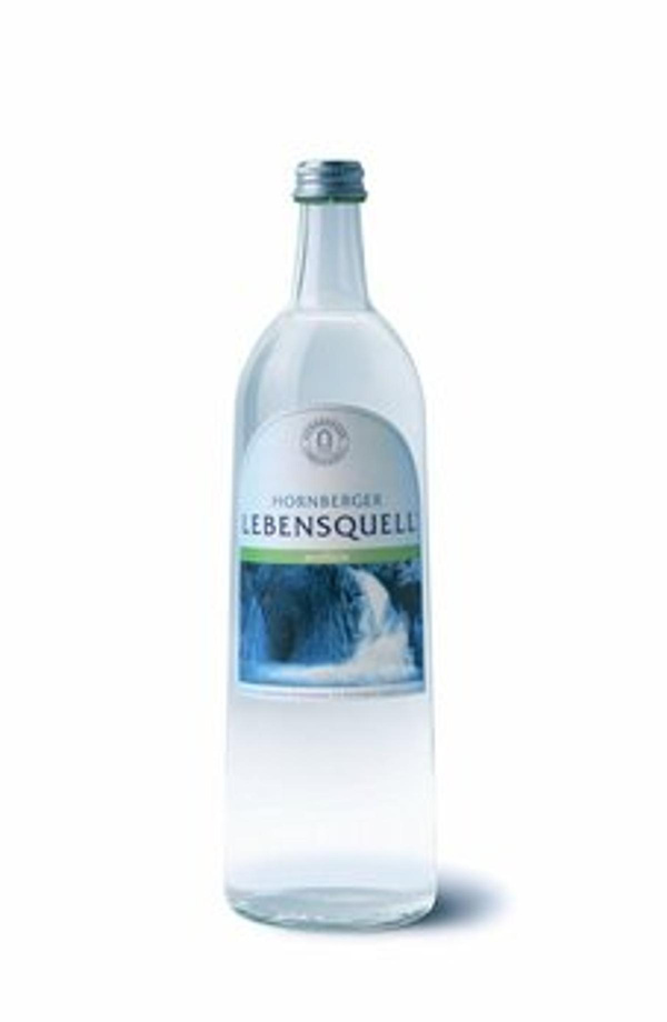 Produktfoto zu Hornberger Lebensquell medium 6 x 1 l