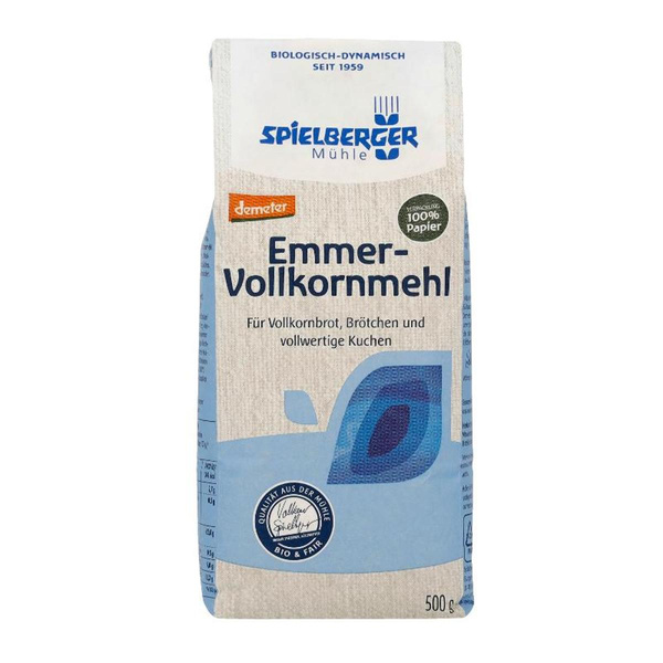 Produktfoto zu GEBINDE Emmer Vollkornmehl, 4 x 500g