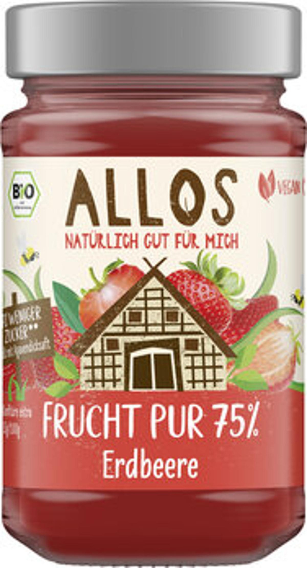 Produktfoto zu Frucht pur Erdbeere, 250g