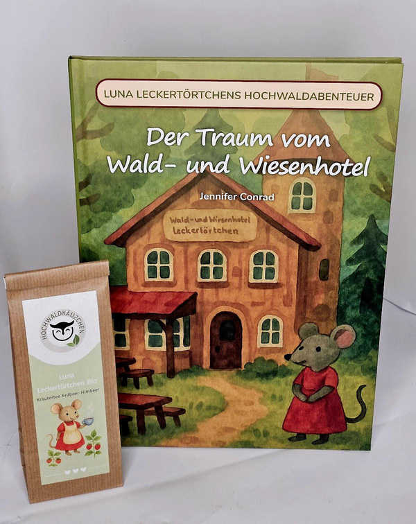 Produktfoto zu Buch "Luna Leckertörtchen" + Kräuter-Früchteteemischung "Luna Leckertörtchen"
