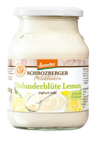 Produktfoto zu Holunderblüte-Lemon-Jogurt 3,8%, 500g