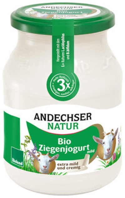 Produktfoto zu GEBINDE Ziegenjoghurt Natur, 6 x 500g im Pfandglas