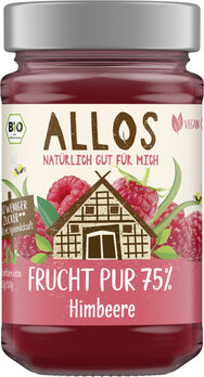 Produktfoto zu Frucht pur Himbeer, 250g