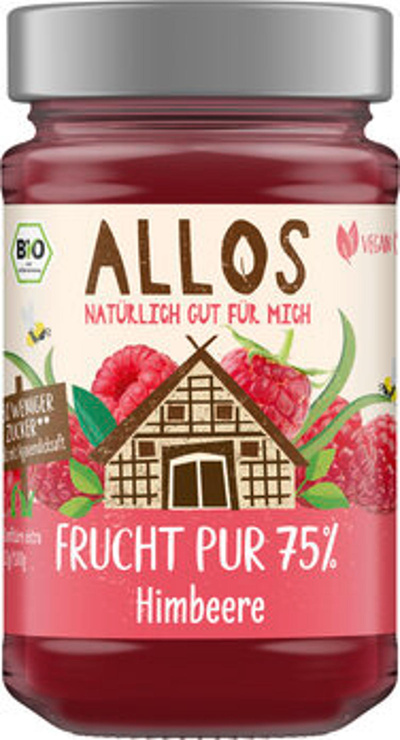Produktfoto zu Frucht pur Himbeer, 250g