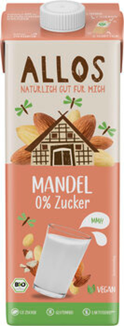 Produktfoto zu Mandel Drink Naturell, ungesüßt, 1l