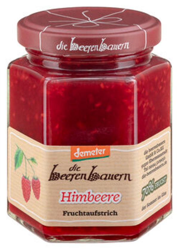 Produktfoto zu GEBINDE Himbeere Fruchtaufstrich, 6 x 200 g