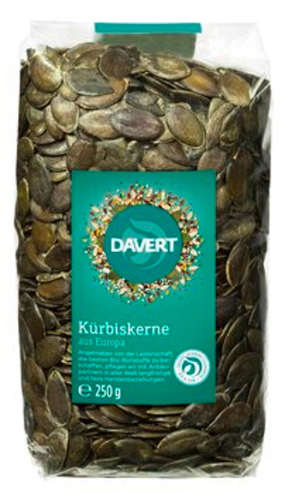 Produktfoto zu Kürbiskerne, 250g aus europäischem Anbau