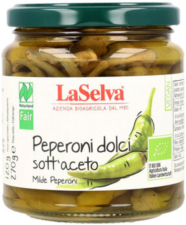 Produktfoto zu Milde Peperoni sauer eingelegt 270 g