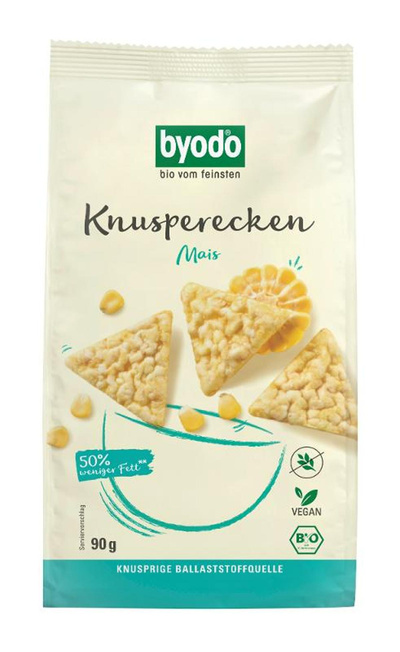Produktfoto zu GEBINDE Knusperecken Mais, glutenfrei, 12 x 90g