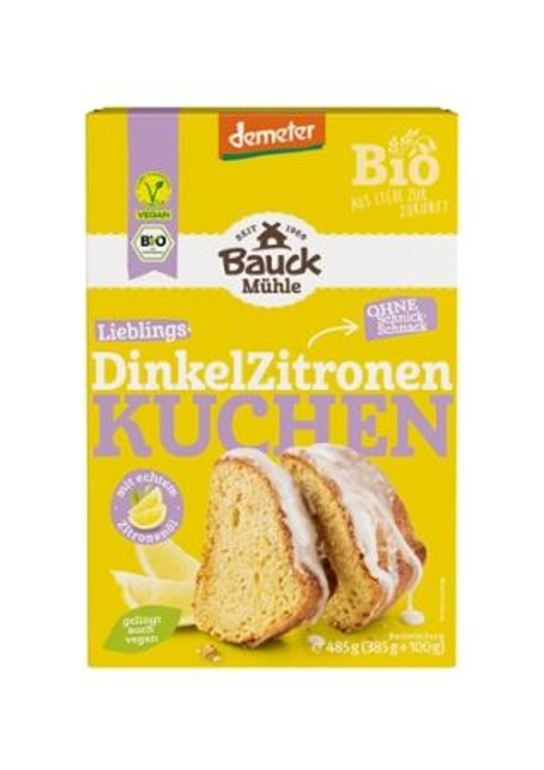 Produktfoto zu GEBINDE Dinkel-Zitronenkuchen Backmischung 6 x 485g